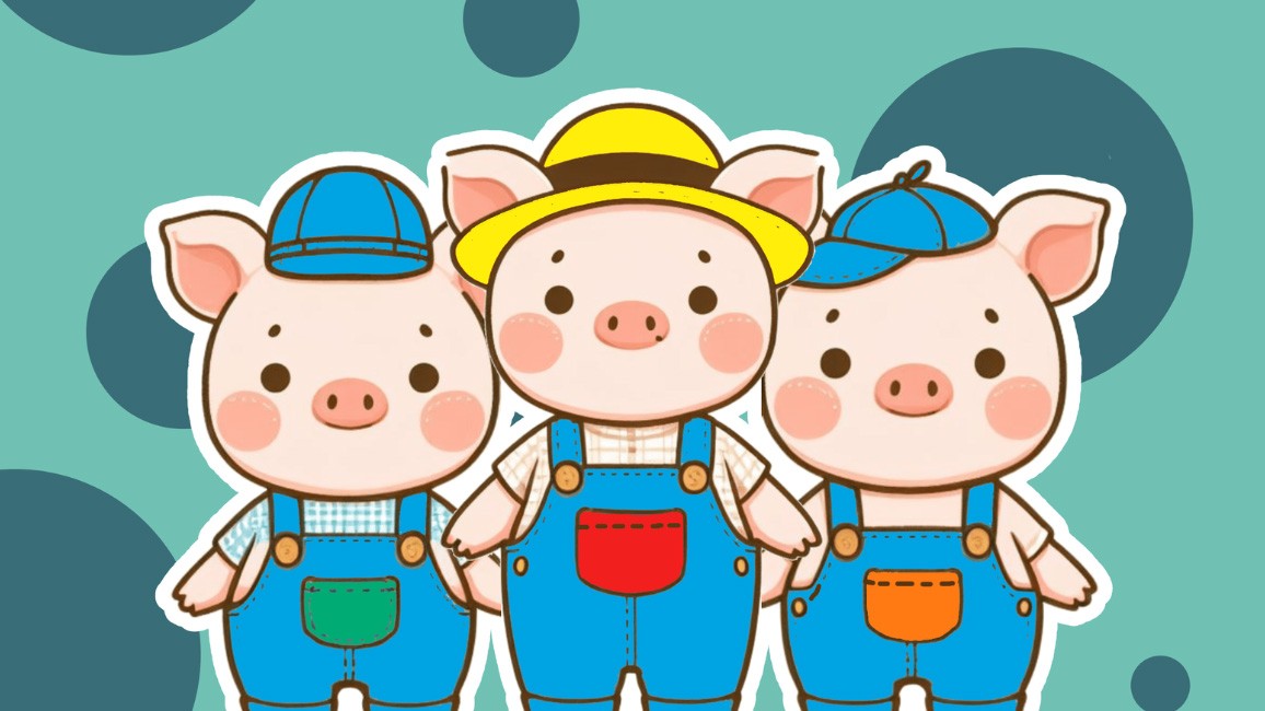 Three little pigs