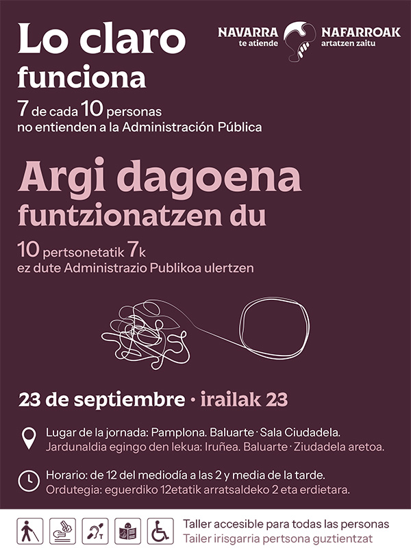Taller práctico sobre la comunicación clara en la Administración