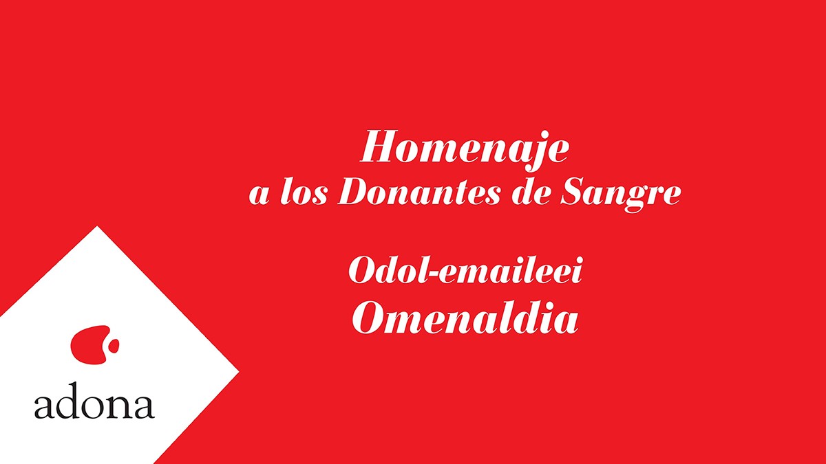 Homenaje a los Donantes de Sangre de Navarra