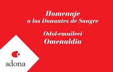 Homenaje a los Donantes de Sangre de Navarra