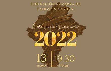 Entrega de galardones 2022 de la Federación Navarra de Taekwondo